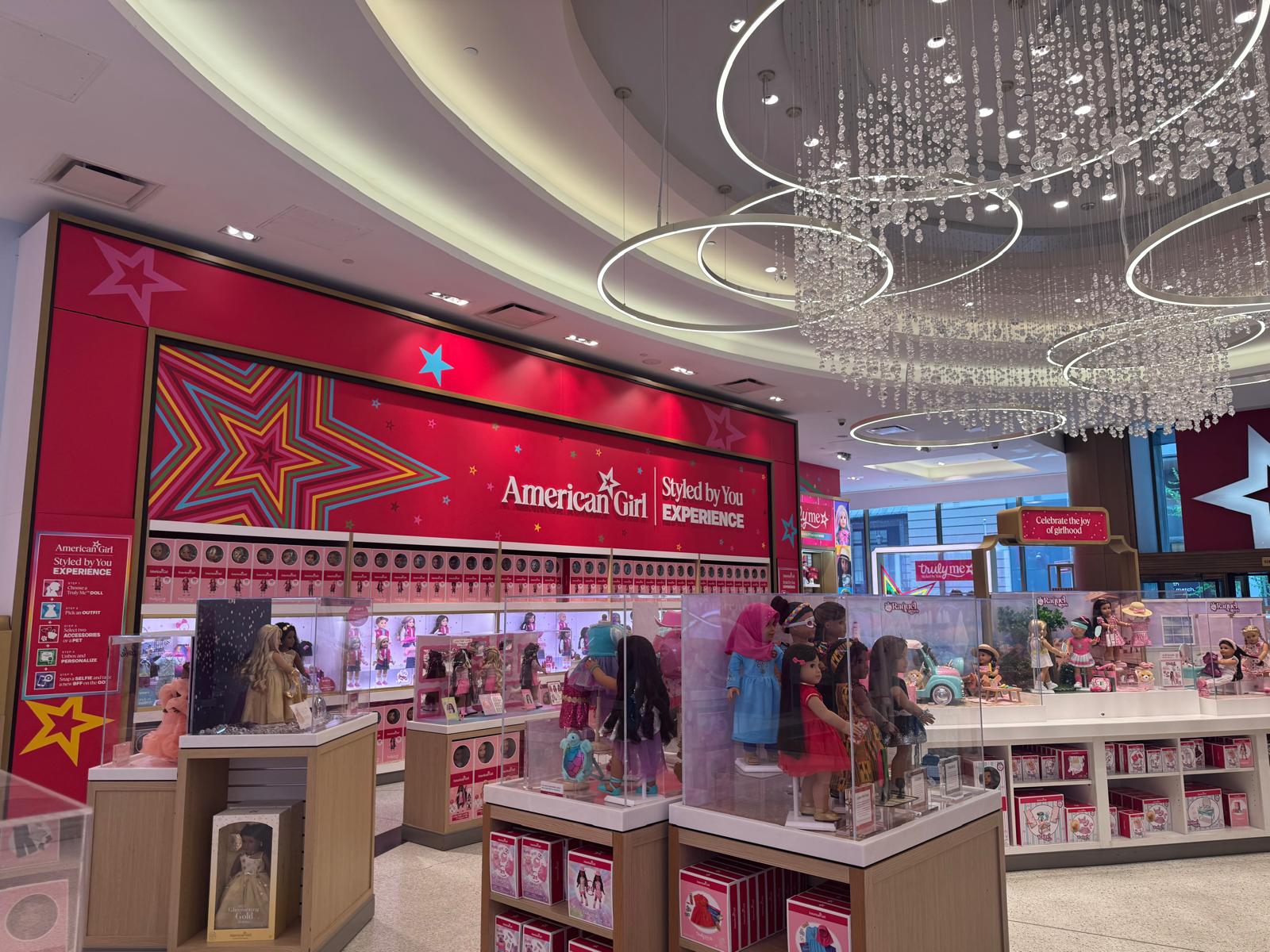 Mom and daughter at American Girl Place NYC