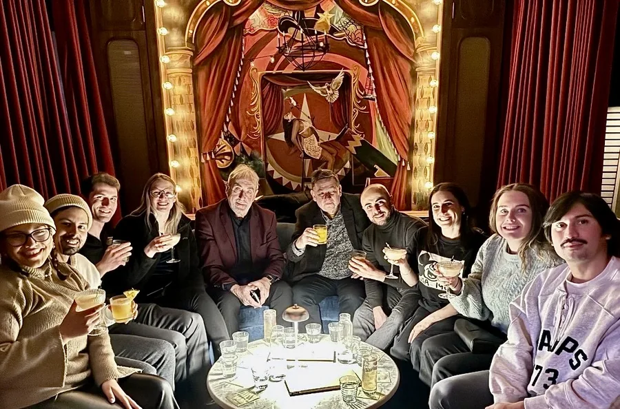 Telltale Tours guests at a hidden speakeasy in NYC